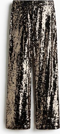H&M Paillettenhose - Grau