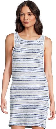 Columbia Chill Rivertm Printed Dress Womens Dress Snowdrift Spaced Stripe : 2XL, Elastane/Polyester