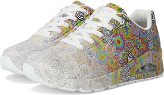 Skechers Womens Jenn Stark: Uno Sneaker, Mulitcolor, 11