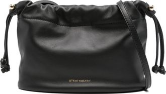 Strathberry Charlotte Draw String Soft Nappa Schwarz