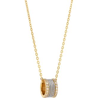 Charriol Forever Magnifique Pendant in Yellow Gold Pvd at Nordstrom, Size 18