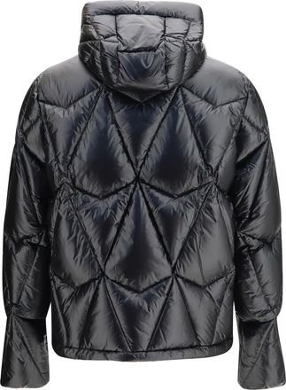 Moose Knuckles Mens Quilted Iceberg Puffer Jacket Black Down Coat