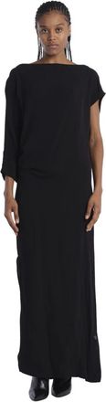 Birgitte Herskind Zwarte Asymmetrische Jazz Jurk - Dames - Maxi kleedjes - Zwart - M - Kleedjes