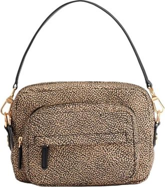 Borbonese Mujer, Bolsos, Beige, Talla: ONE Size