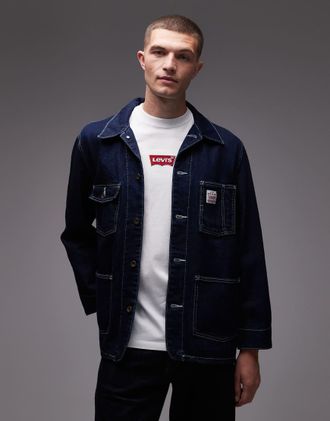 Levi's Workwear Capsule - Berkley - Giacca di jeans unisex lavaggio scuro-Blu navy