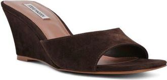 Steve Madden Seleste Slide Sandal in Brown Suede at Nordstrom, Size 9.5