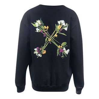 Off-white (WMNS) Off-White Black Arrow Black Hoodie OWBA046E20JER0011055