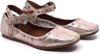 Free People Womens Mystic Mary Jane Flats In Champagne