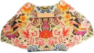 Alexander McQueen Pre-owned Clutches, female, Multicolor, Size: ONE SIZE Pre-owned Cotton Clutch