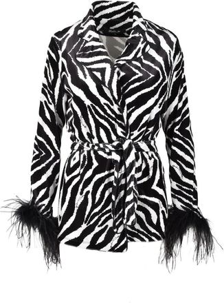 Giulia N. Jacket Polyester Elastane - White/Black