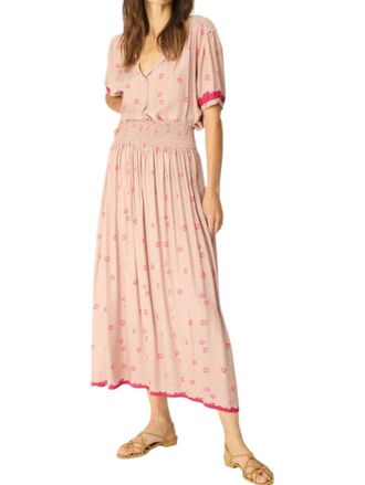Natalie Martin Bella Skirt In Pinwheel Mink