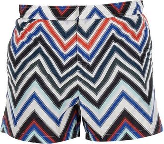 Missoni Vibrant Zigzag Pattern Swimsuit By Missoni