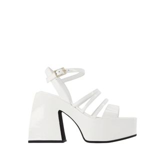 Nodaleto High Heel Sandals, female, White, Size: 10 US Bulla Chibi Sandals - Nodaleto - White - Leather