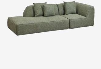 Sklum Divano angolare modulare imbottito Cardea a 2 pezzi con chaise longue sinistra SKLUM