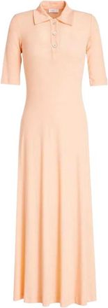 Rosetta Getty Peach Cotton Dress Size M