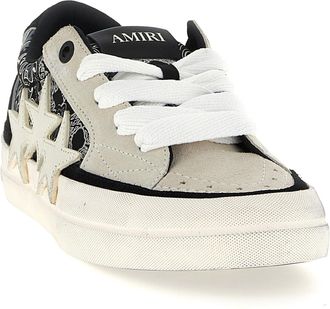 Amiri Bandana Sunset Skate Sneaker - Cream