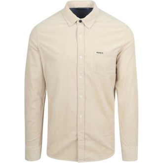 New Zealand Auckland Heren, Overhemden, Beige, Maat: L
