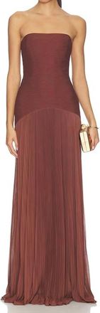 Alexis Sunniva Dress In Brown