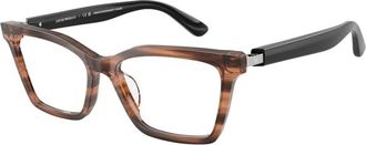 Emporio Armani Optical Frame - Dames - Brillen - Bruin - 54 MM - Accessoires