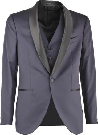 Sartoria Latorre Tuxedo - Heren - Blazers - Blauw - 3XL - Satijn - Jassen