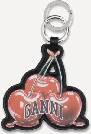 Ganni Cherry Keyring Female UNI