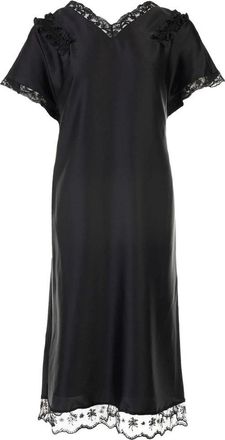 Simone Rocha Slash Lace Trim Easy Dress