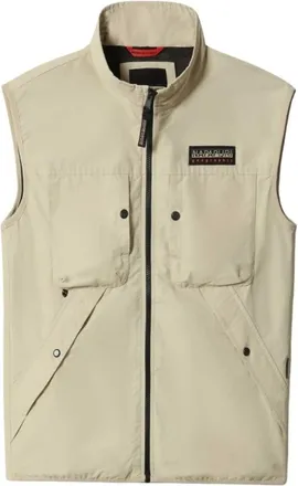 Napapijri Hombre, Chaquetas, Beige, Talla: L