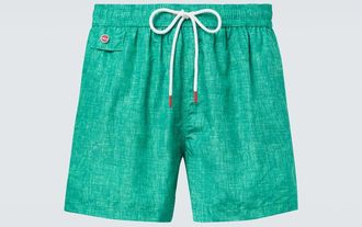 Kiton Logo swim trunks