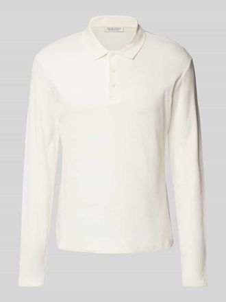 Casual Friday Casual Friday Slim Fit Poloshirt mit Label-Detail Modell ELIAS in Offwhite, Gr&ouml;&szlig;e XXL