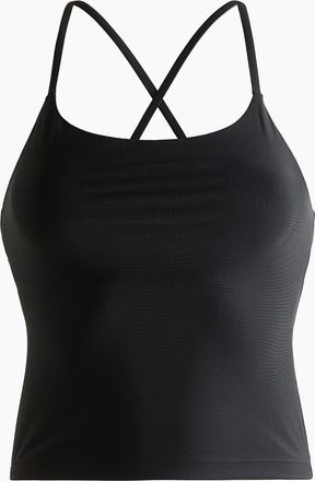 H&M Sport-Tankinitop mit Lycra und integriertem BH - Schwarz