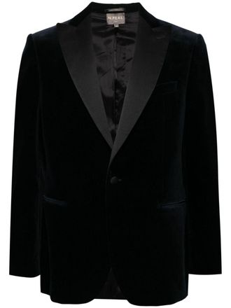 N.Peal tux blazer jacket - Blue