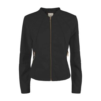 Yes-Zee Giacca Effetto Pelle - - Jackets - Donna - Nero - S