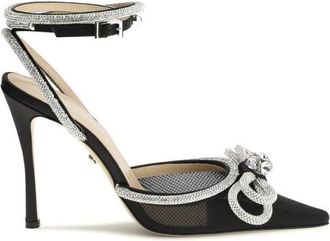 Mach & Mach Silk High Heel Pumps - Dames - Pumps - Zwart - 38 1/2 EU - Schoenen
