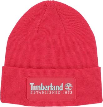 Timberland Vintage Beanie Muts - Heren - Hoeden - Roze - ONE Size - Polyester - Accessoires