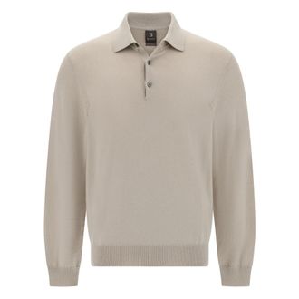 Boggi Milano Heren, Truien, Beige, Maat: 2XL Wol