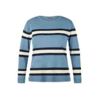 Rabe Dames, Truien, Blauw, Maat: 2XL Poliester