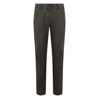 Diesel Slim-fit Jeans, male, Green, Size: W34 Slim Fit Jeans