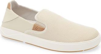 Olukai Laeahi Nui Convertible Slip-On Sneaker in Tapa /Tan at Nordstrom, Size 11.5