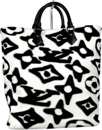 Louis Vuitton Pre-owned Vintage Canvas Tote Bag - Dames - Vintage Shopper - Wit - ONE Size - Vintage