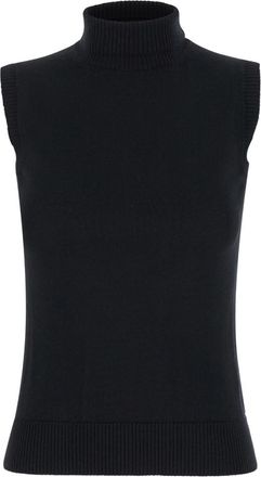 Sportmax Black Sleeveless Top