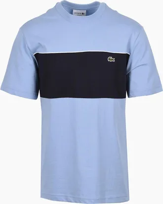 Lacoste Mens LACOSTE CREW NECK T-SHIRT BLUE/NAVY - Size: 38
