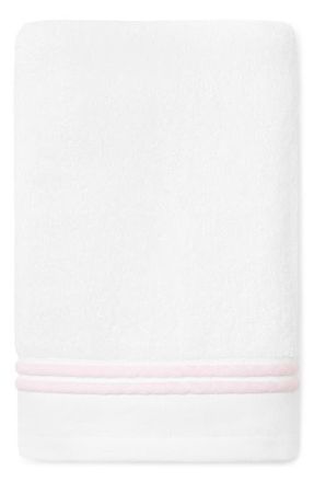SFERRA Aura Nuova Combed Cotton Hand Towel in White/Pink at Nordstrom