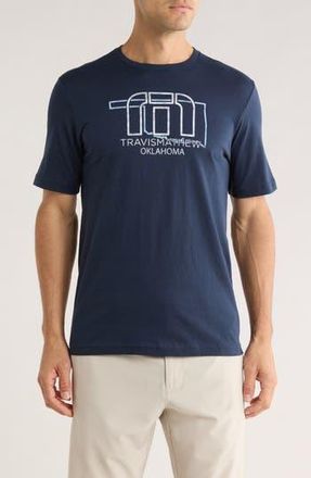 Travis Mathew Overthinking Cotton Graphic T-Shirt in Total Eclipse at Nordstrom Rack, Size Xx-Large