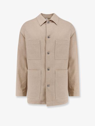 Hev&ograve; Castelluccio cotton and linen jacket - HEVO - gender_Man