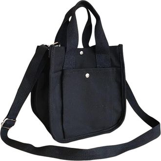 UPKOCH Large Capacity Canvas Shoulder Bag for Women Simple Tote Crossbody Pouch with Vintage Style Multi-function Travel Handbag for Daily Use School Office 