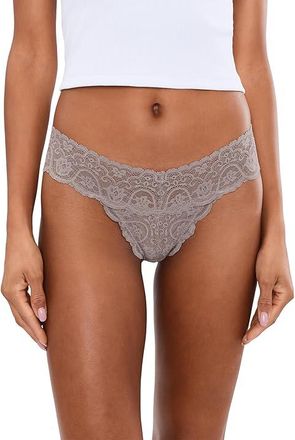 Commando Tulip Tanga Womens Underwear Putty, Cotton/Elastane/Nylon