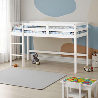 Seconique Panama Mid Sleeper in White | Size: Single