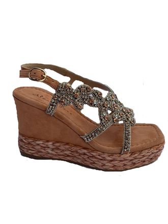 Alma En Pena Womens Malaquita Wedge Sandals In Tejus