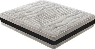 Materassi & Doghe Materassiedoghe - Materasso Matrimoniale 160x190 A Molle Insacchettate E Memory Foam - 7 Zone Di Comfort - Ortopedico - Alto 27 Cm