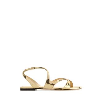 Jimmy Choo London Flat Sandals, female, Yellow, Size: 7 1/2 US Ayla Flat